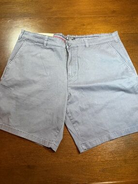NWT Sperry Chino Shorts Men's 38 Navy 8" Inseam Preppy Coastal